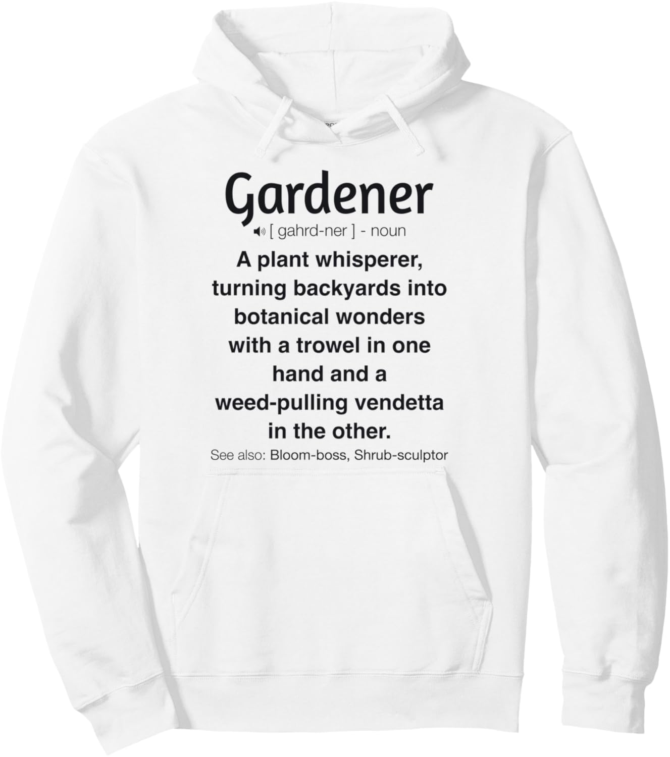 Забавная толстовка для садовника Funny Gardener, белый
Забавная толстовка для садовника Funny Gardener, белый