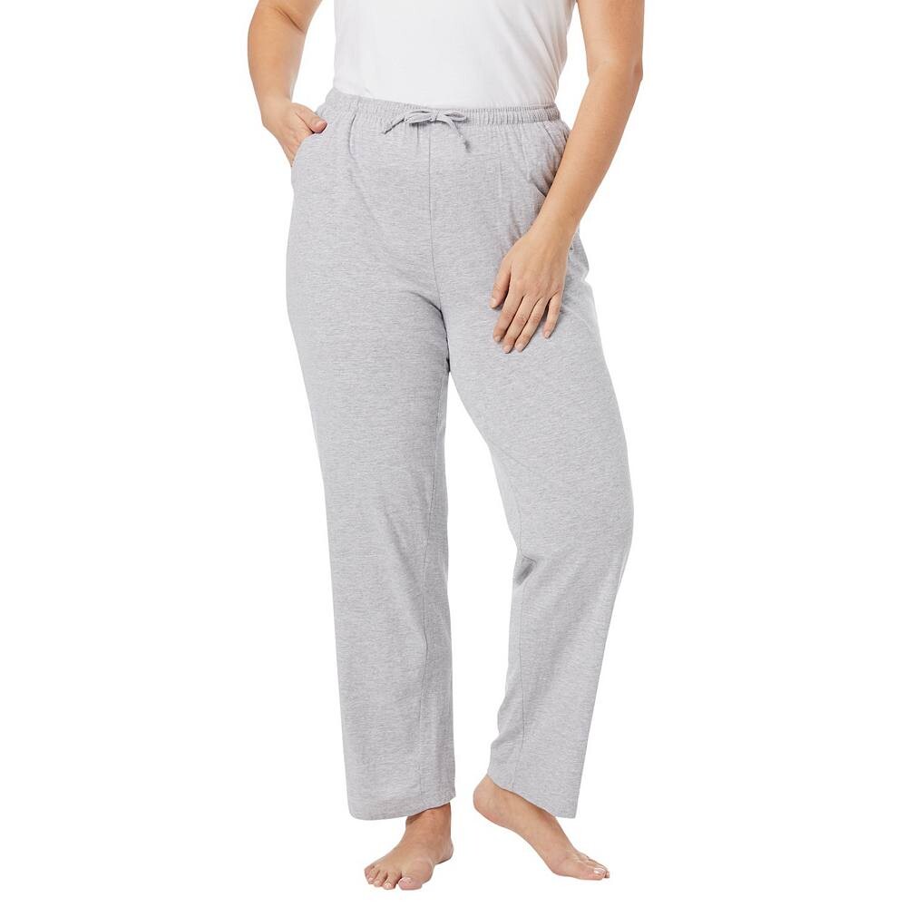 Женские трикотажные брюки для сна Dreams & Co. больших размеров, цвет Heather Grey
Женские трикотажные брюки для сна Dreams & Co. больших размеров, цвет Heather Grey