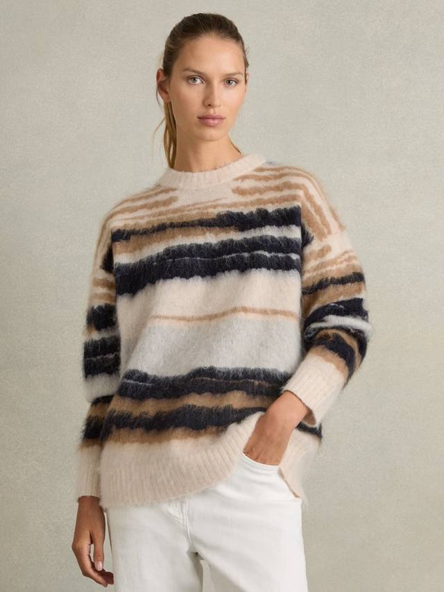 Джемпер из матовой смеси шерсти в полоску emily Reiss, кремовый/разноцветный
Джемпер из матовой смеси шерсти в полоску emily Reiss, кремовый/разноцветный