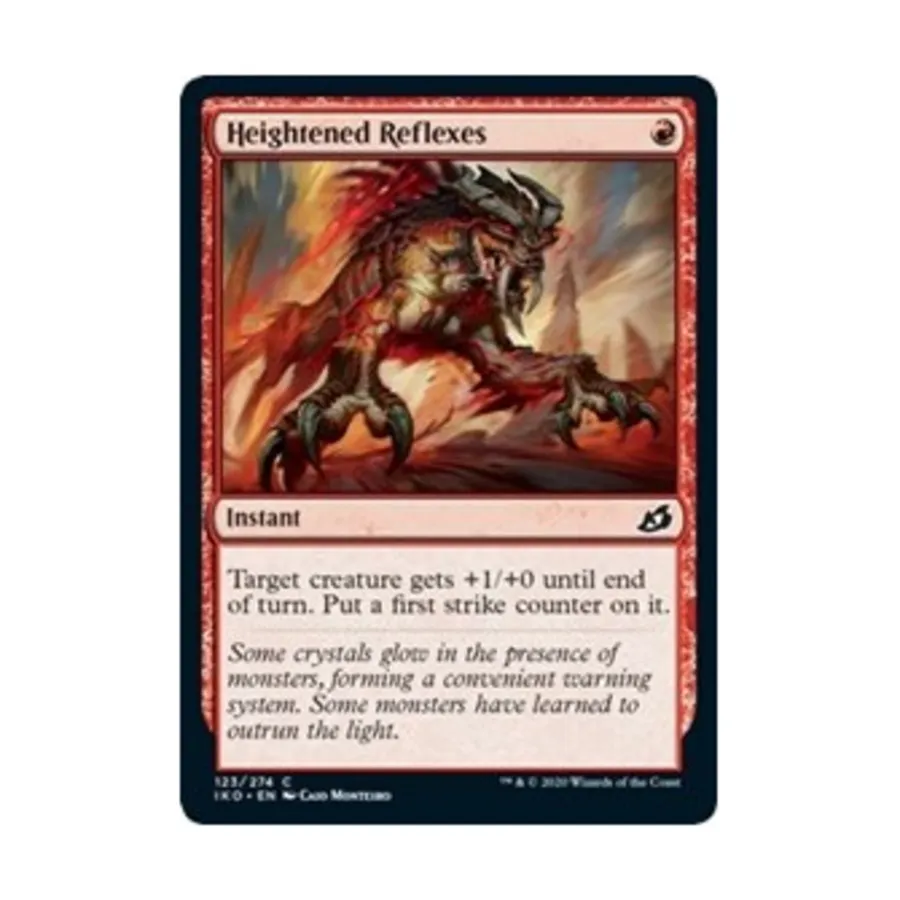 CCG Повышенные рефлексы (С), MTG - Ikoria - Lair of Behemoths
CCG Повышенные рефлексы (С), MTG - Ikoria - Lair of Behemoths