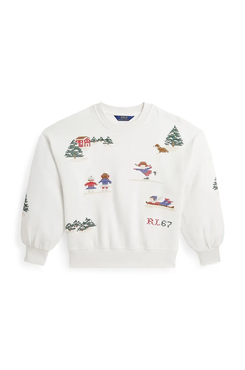 Детская хлопковая толстовка Polo Ralph Lauren, бежевый 
Детская хлопковая толстовка Polo Ralph Lauren, бежевый