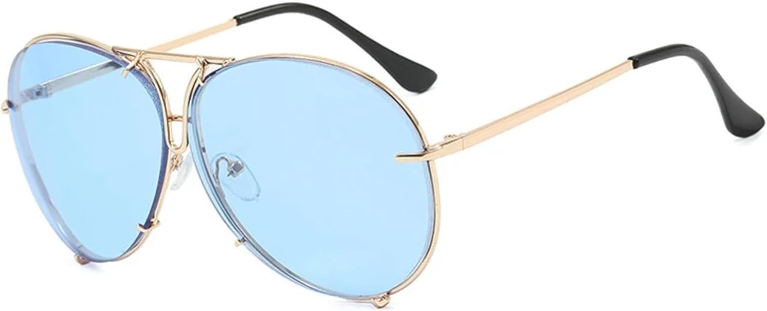 Классические большие мужские солнцезащитные очки, винтажные металлические солнцезащитные очки для женщин, зеркальные очки с градиентной расцветкой, мужские очки для вождения, защита от УФ-излучения UV400 TKKTLLT, Gold Blue
Классические большие мужские солнцезащитные очки, винтажные металлические солнцезащитные очки для женщин, зеркальные очки с градиентной расцветкой, мужские очки для вождения, защита от УФ-излучения UV400 TKKTLLT, Gold Blue