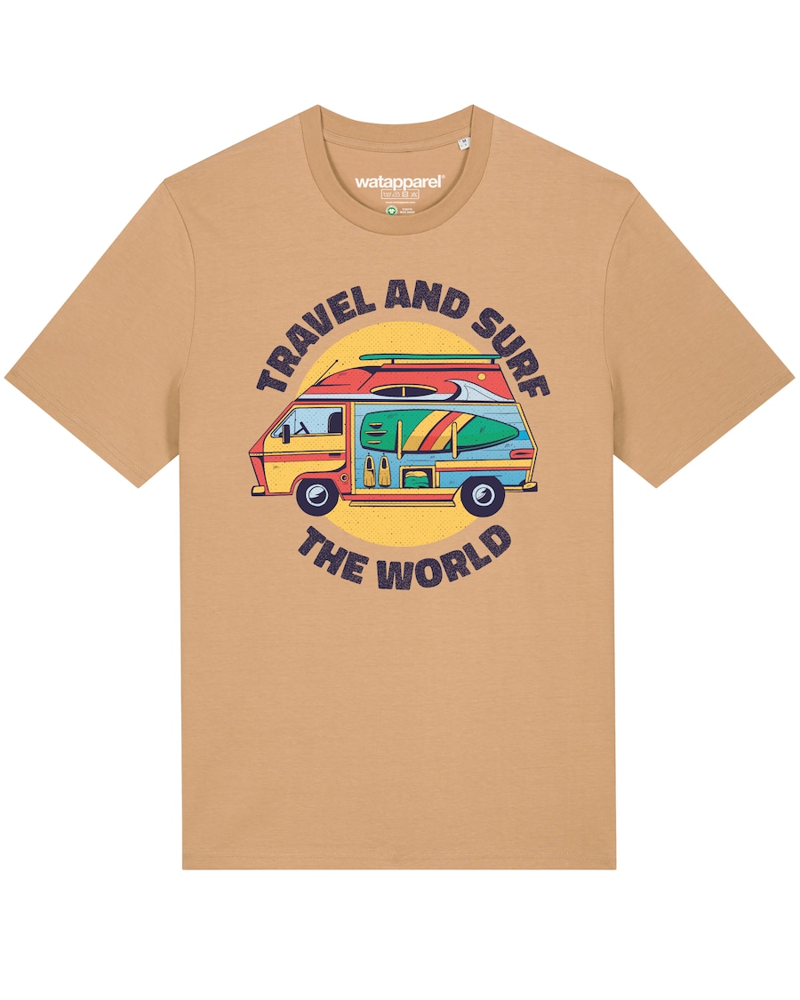 Рубашка Watapparel Travel and surf, бежевый
Рубашка Watapparel Travel and surf, бежевый