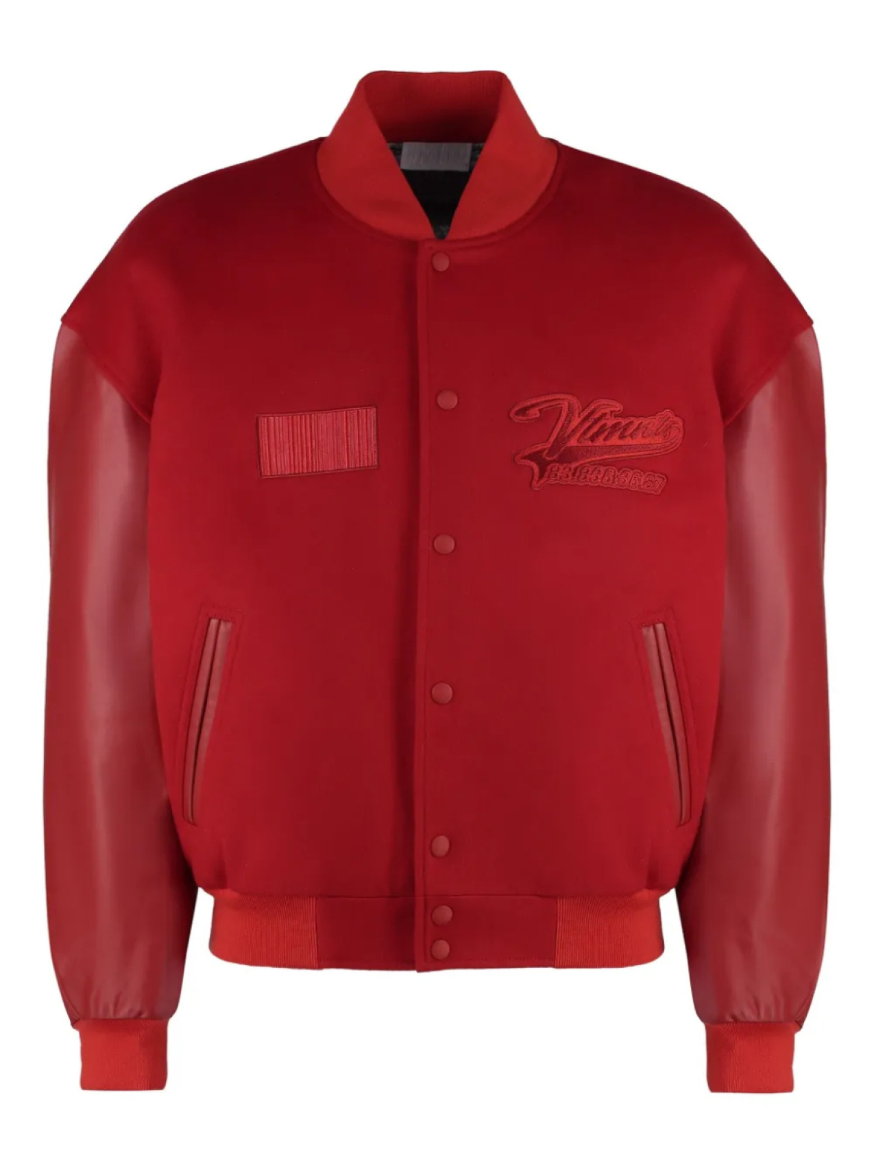 Куртка-бомбер с вышитым логотипом VETEMENTS, красный
Куртка-бомбер с вышитым логотипом VETEMENTS, красный