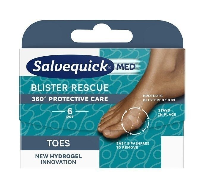 Набор перевязочных пластырей Salvequick Blister Rescue pęcherze na palcach, 6 шт
Набор перевязочных пластырей Salvequick Blister Rescue pęcherze na palcach, 6 шт