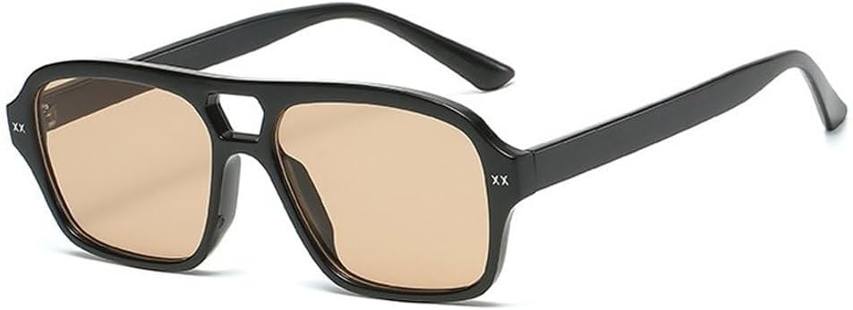 Ретро-солнцезащитные очки с двойной перемычкой для женщин, квадратной формы, модные очки с градиентным переходом цвета, трендовые мужские солнцезащитные очки с линзами Ocean Lens UV400 SKFGNX, Black Champagne
Ретро-солнцезащитные очки с двойной перемычкой для женщин, квадратной формы, модные очки с градиентным переходом цвета, трендовые мужские солнцезащитные очки с линзами Ocean Lens UV400 SKFGNX, Black Champagne