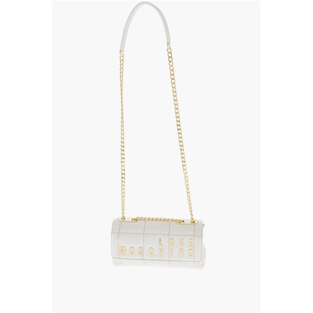 LOVE стеганая сумка из искусственной кожи с цепочным ремнем через плечо Moschino, белый
LOVE стеганая сумка из искусственной кожи с цепочным ремнем через плечо Moschino, белый