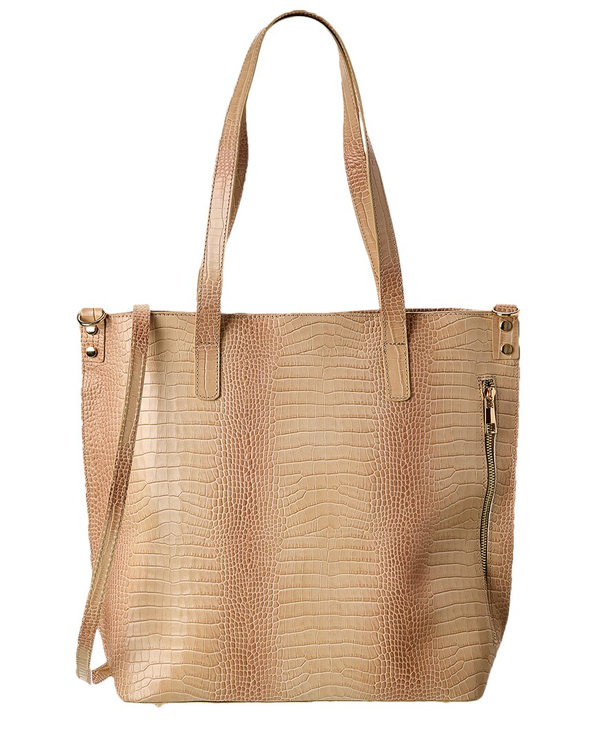 Итальянская кожаная сумка через плечо с тиснением под крокодила Italian Leather, бежевый
Итальянская кожаная сумка через плечо с тиснением под крокодила Italian Leather, бежевый