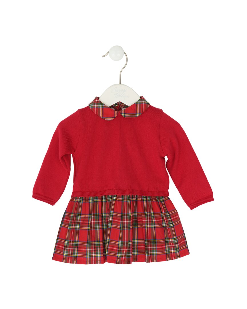 Carriage Boutique трикотажное клетчатое платье, красный
Carriage Boutique трикотажное клетчатое платье, красный