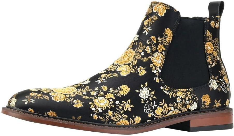 Мужские ботинки челси Мужские ботинки Повседневная обувь Ботинки челси с цветочным узором Черные и золотые ботинки с розовым рисунком Gnvkxeu
Мужские ботинки челси Мужские ботинки Повседневная обувь Ботинки челси с цветочным узором Черные и золотые ботинки с розовым рисунком Gnvkxeu