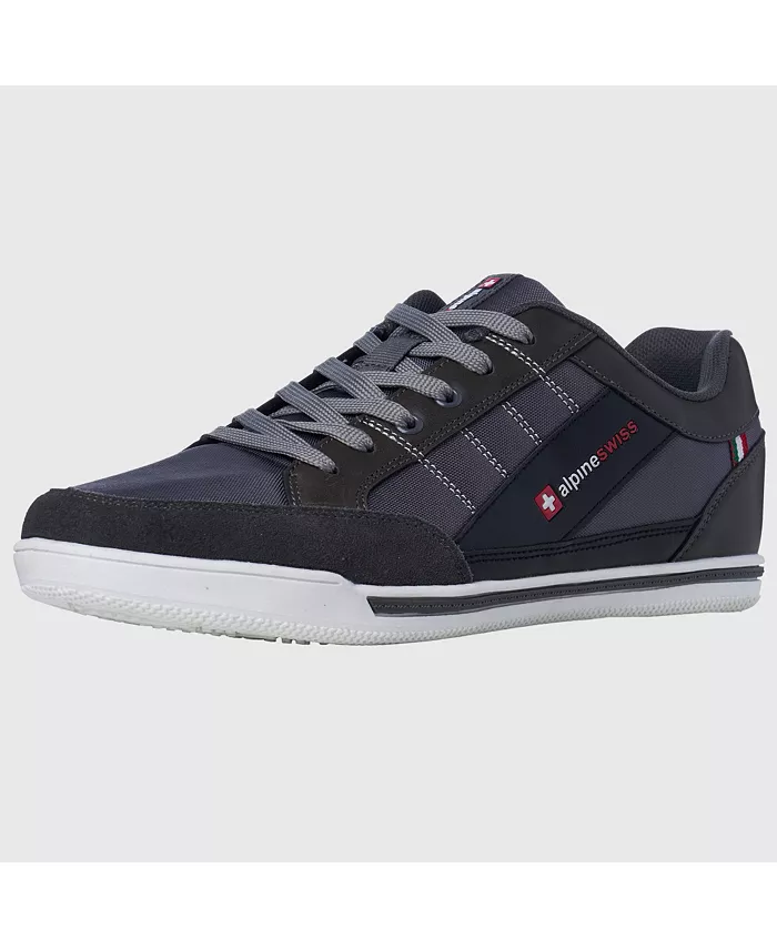 Мужские кроссовки Stefan Retro стильные низкие с замшевыми вставками идеальные для повседневной носки модные кроссовки теннисные туфли Alpine Swiss, серый
Мужские кроссовки Stefan Retro стильные низкие с замшевыми вставками идеальные для повседневной носки модные кроссовки теннисные туфли Alpine Swiss, серый