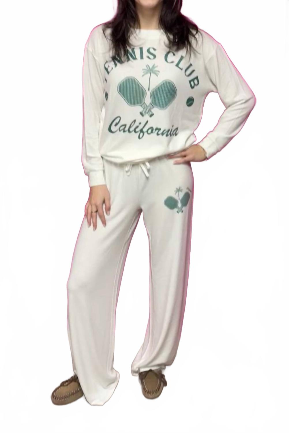 Phil Love Комплект домашней одежды для теннисного клуба, цвет слоновой кости
Phil Love Комплект домашней одежды для теннисного клуба, цвет слоновой кости