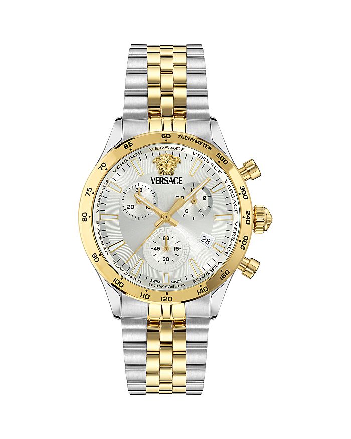 Часы мужские Hellenyium, 40 мм Versace, серебряный 
Часы мужские Hellenyium, 40 мм Versace, серебряный