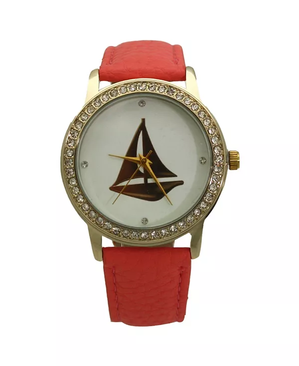 Часы в классическом стиле с кожаным ремешком в виде парусника розового цвета Olivia Pratt, pink
Часы в классическом стиле с кожаным ремешком в виде парусника розового цвета Olivia Pratt, pink