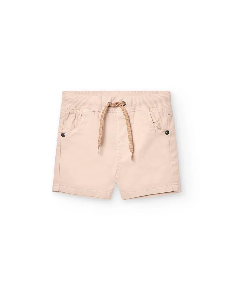 Бермуды для мальчика из гладкого хлопка с регулируемым шнурком Boboli, бежевый
Бермуды для мальчика из гладкого хлопка с регулируемым шнурком Boboli, бежевый