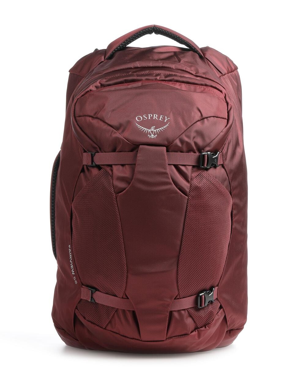 Дорожный рюкзак Fairview 55 Вт из переработанного полиэстера Osprey, красный
Дорожный рюкзак Fairview 55 Вт из переработанного полиэстера Osprey, красный