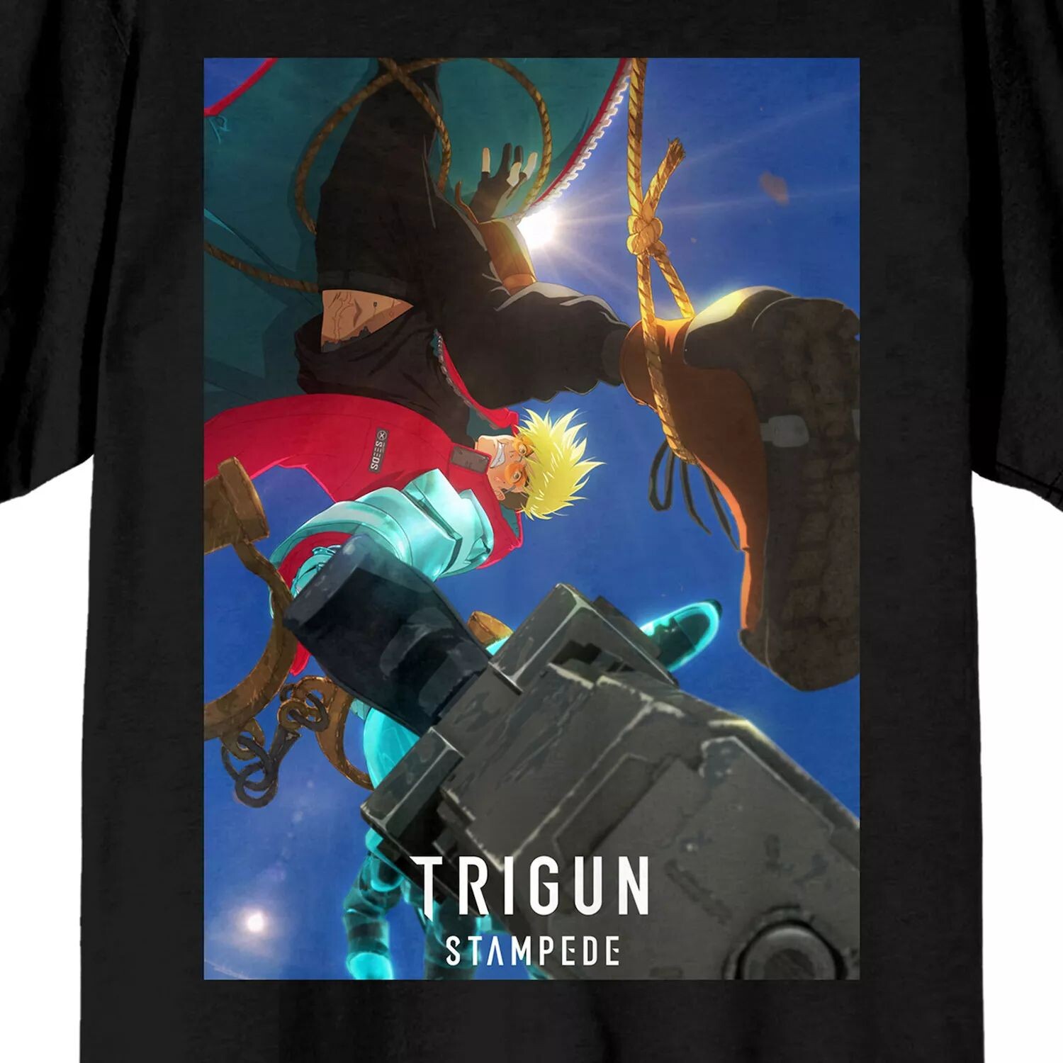 Мужская футболка с рисунком Trigun Stampede Vash Licensed Character
Мужская футболка с рисунком Trigun Stampede Vash Licensed Character