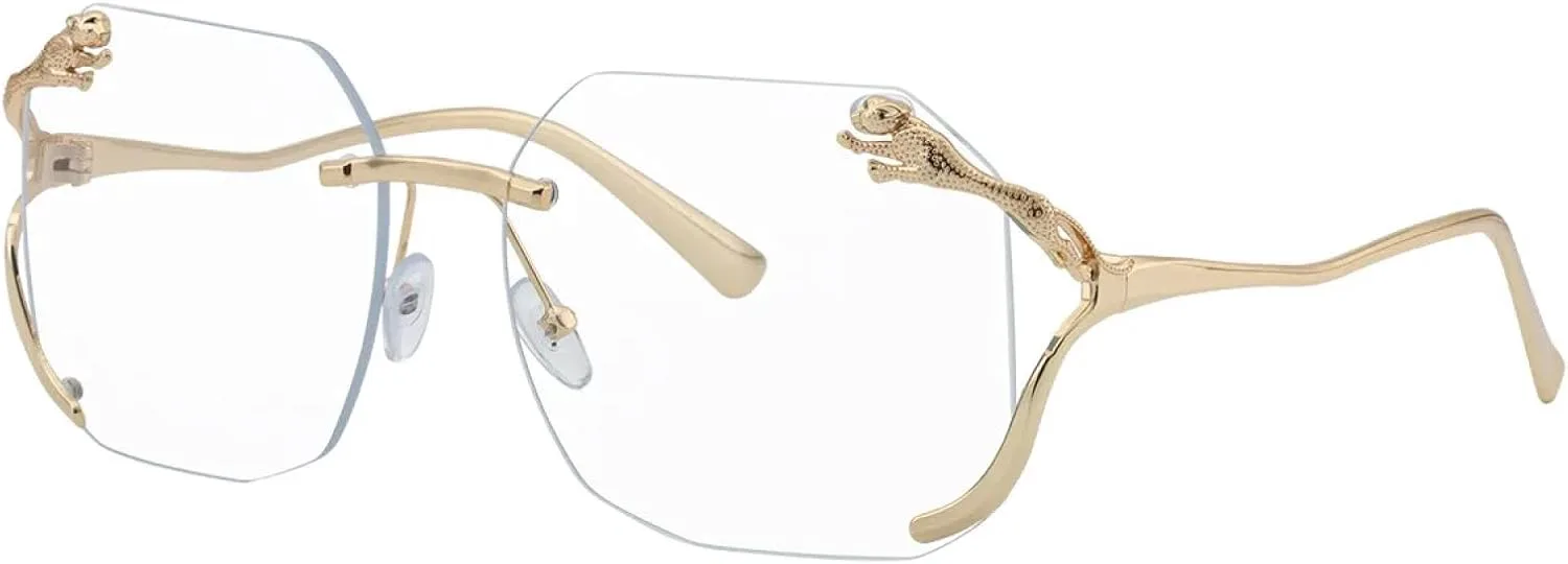 Большие солнцезащитные очки без оправы для женщин и мужчин, винтажные, в стиле панк, с металлическим леопардовым принтом, роскошные, популярные TVTBBVV, Clear
Большие солнцезащитные очки без оправы для женщин и мужчин, винтажные, в стиле панк, с металлическим леопардовым принтом, роскошные, популярные TVTBBVV, Clear