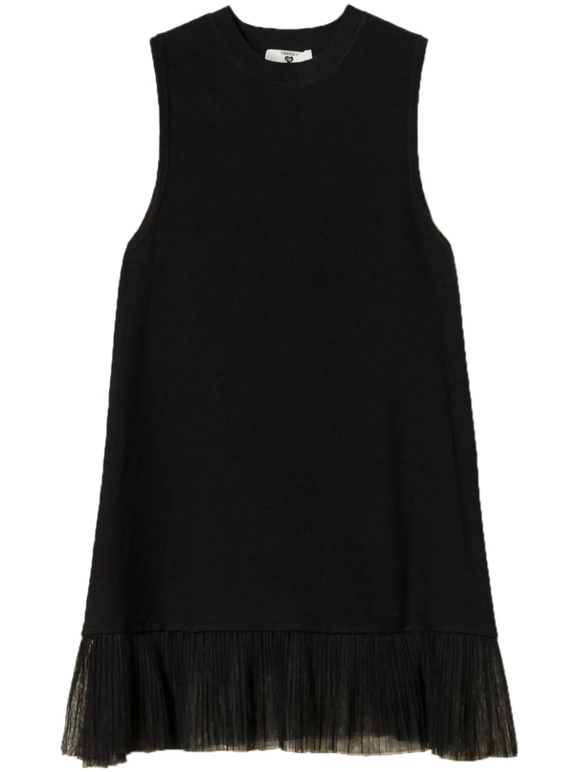 Топ TWINSET с оборками, черный
Топ TWINSET с оборками, черный