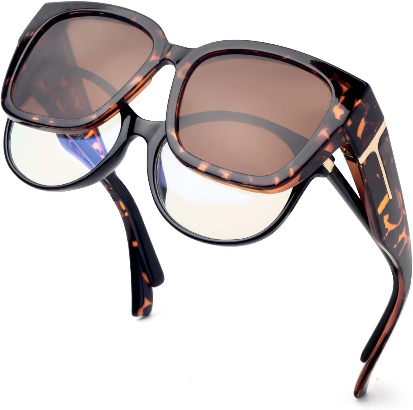 Солнцезащитные очки с поляризованным покрытием, надеваемые поверх обычных очков, для женщин, квадратной формы, с защитой от УФ-излучения, легкие Face Shadow, Brown Leopard Frame/Brown Lens
Солнцезащитные очки с поляризованным покрытием, надеваемые поверх обычных очков, для женщин, квадратной формы, с защитой от УФ-излучения, легкие Face Shadow, Brown Leopard Frame/Brown Lens