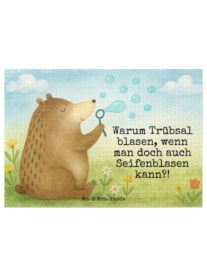 Mr. & Mrs. Panda Дизайн мыльных пузырей в виде медведя-пазла с надписью белым цветом
Mr. & Mrs. Panda Дизайн мыльных пузырей в виде медведя-пазла с надписью белым цветом