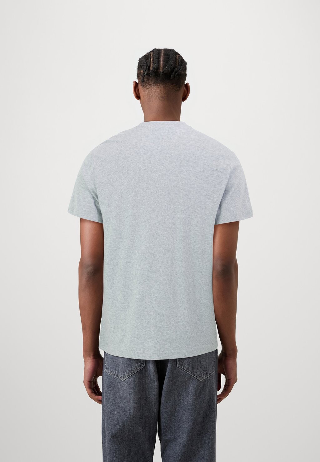 Простая футболка Lacoste, светло-серый 
Простая футболка Lacoste, светло-серый