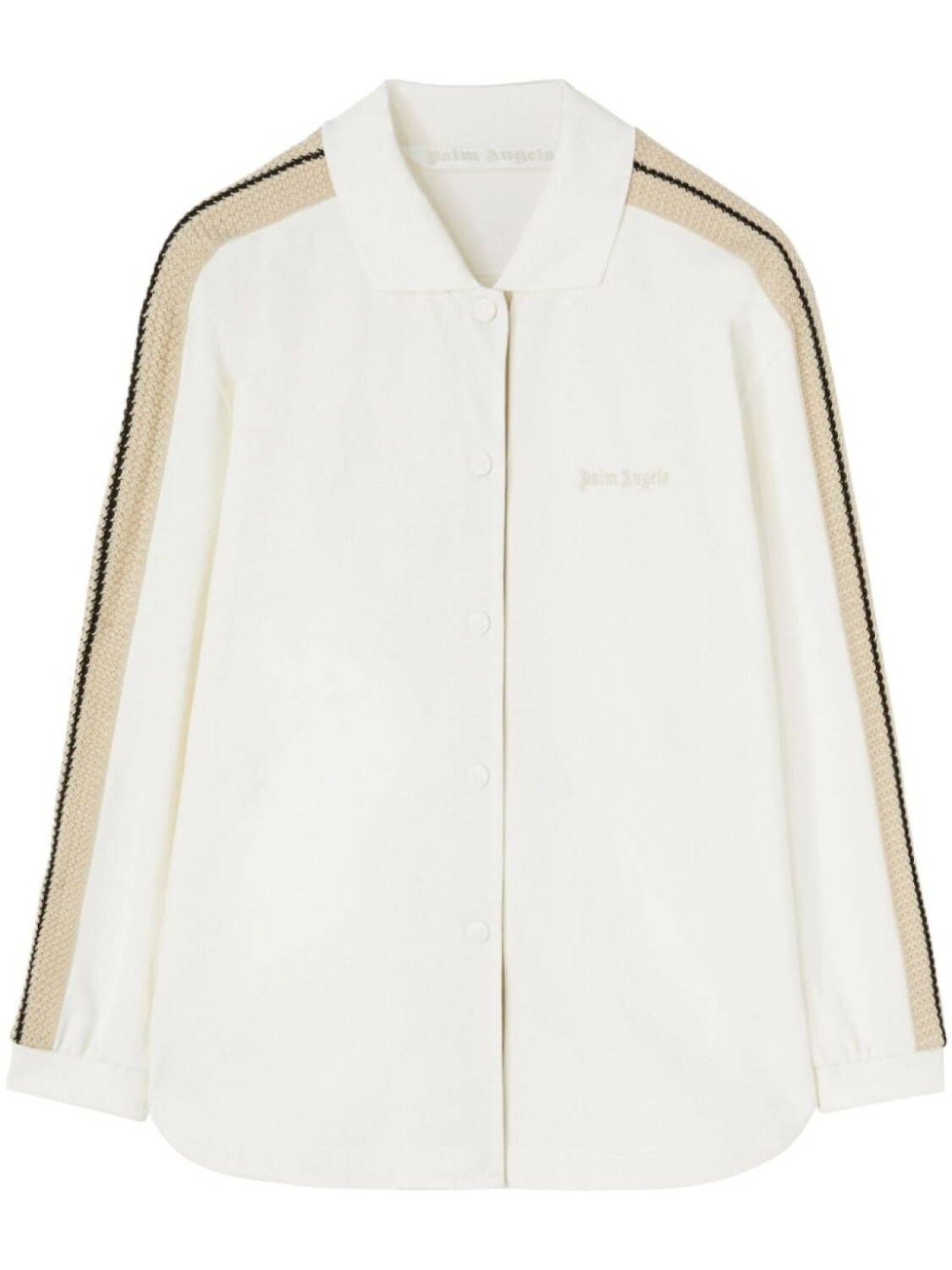 Palm Angels хлопковая спортивная рубашка с вышитым логотипом, нейтральный цвет
Palm Angels хлопковая спортивная рубашка с вышитым логотипом, нейтральный цвет