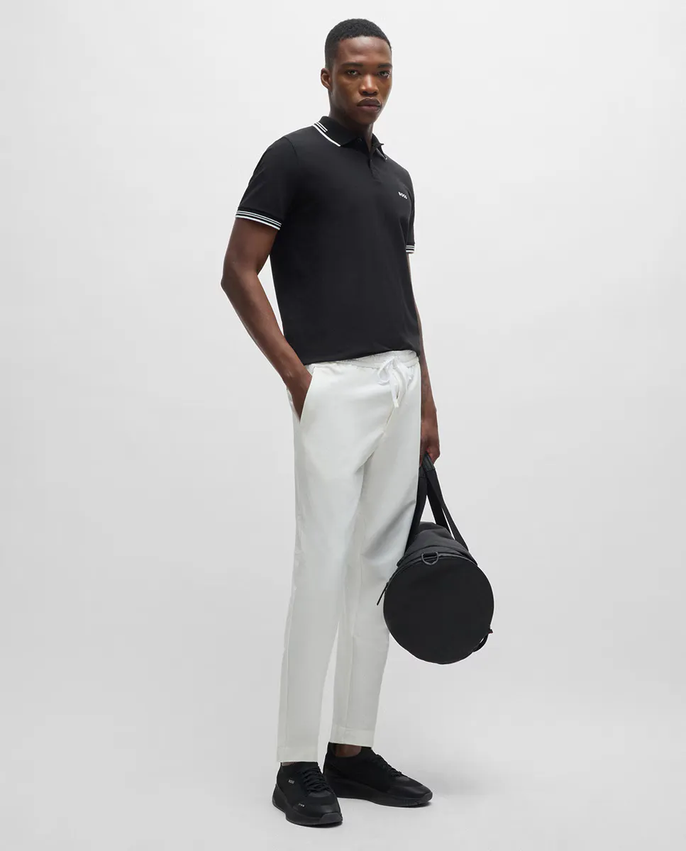 Зауженные брюки-чиносы из эластичной, легко гладящейся ткани Boss, белый
Зауженные брюки-чиносы из эластичной, легко гладящейся ткани Boss, белый