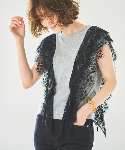 Футболка с кружевом и французскими рукавами, приталенная, повседневная RUIRUE BOUTIQUE
Футболка с кружевом и французскими рукавами, приталенная, повседневная RUIRUE BOUTIQUE