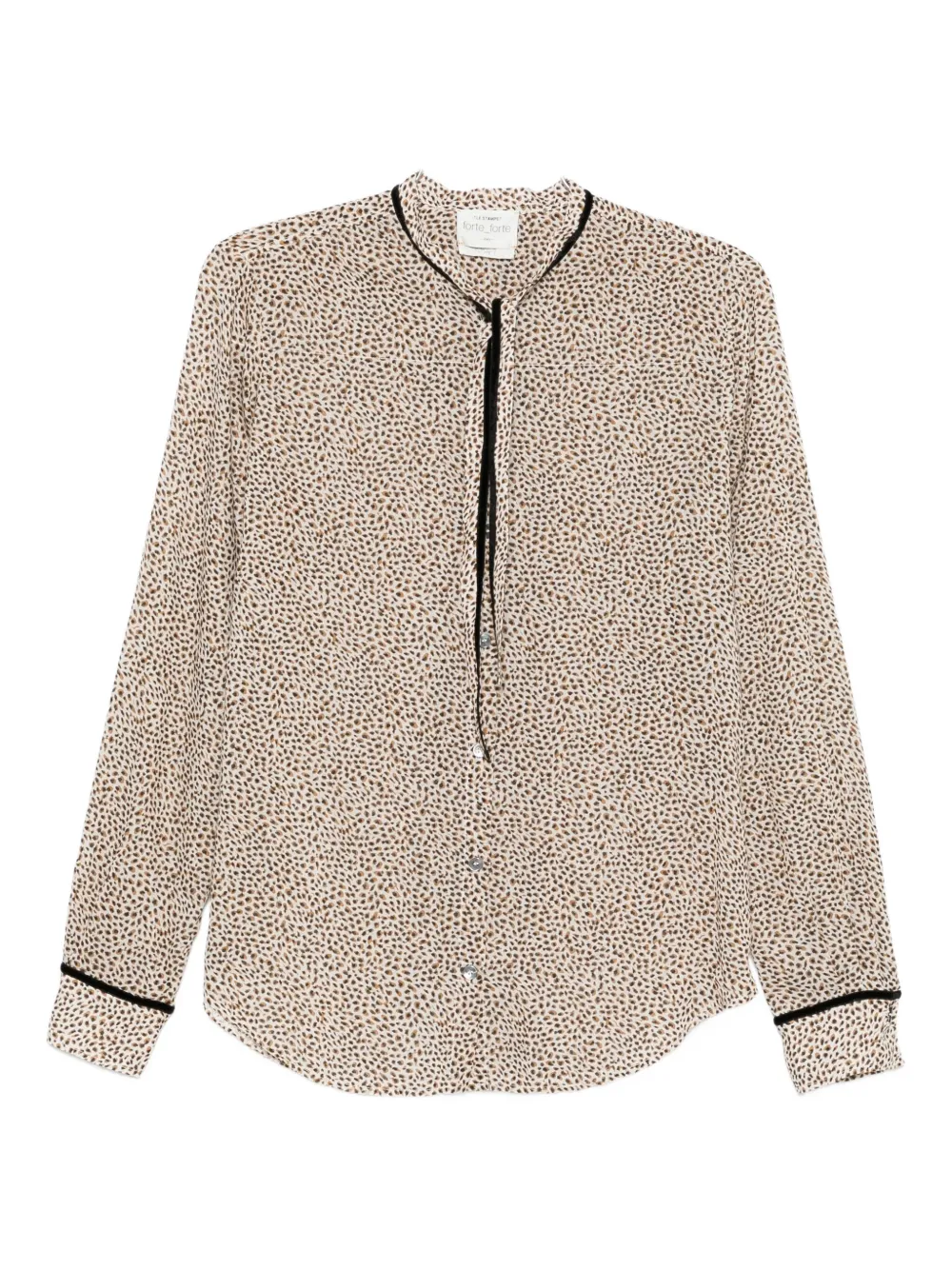 Рубашка с завязками и принтом Forte Forte, белый
Рубашка с завязками и принтом Forte Forte, белый