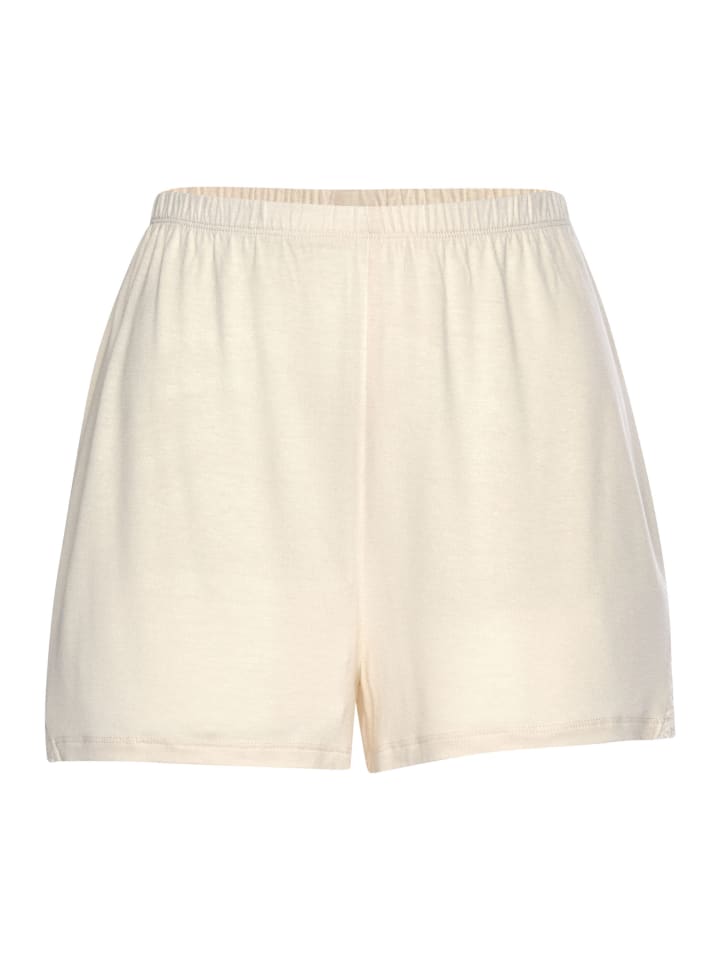 Шорты для сна кремового цвета LASCANA
Шорты для сна кремового цвета LASCANA