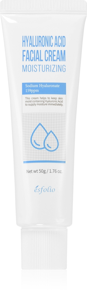 Увлажняющий крем для лица с гиалуроновой кислотой Esfolio, 50 мл
Увлажняющий крем для лица с гиалуроновой кислотой Esfolio, 50 мл