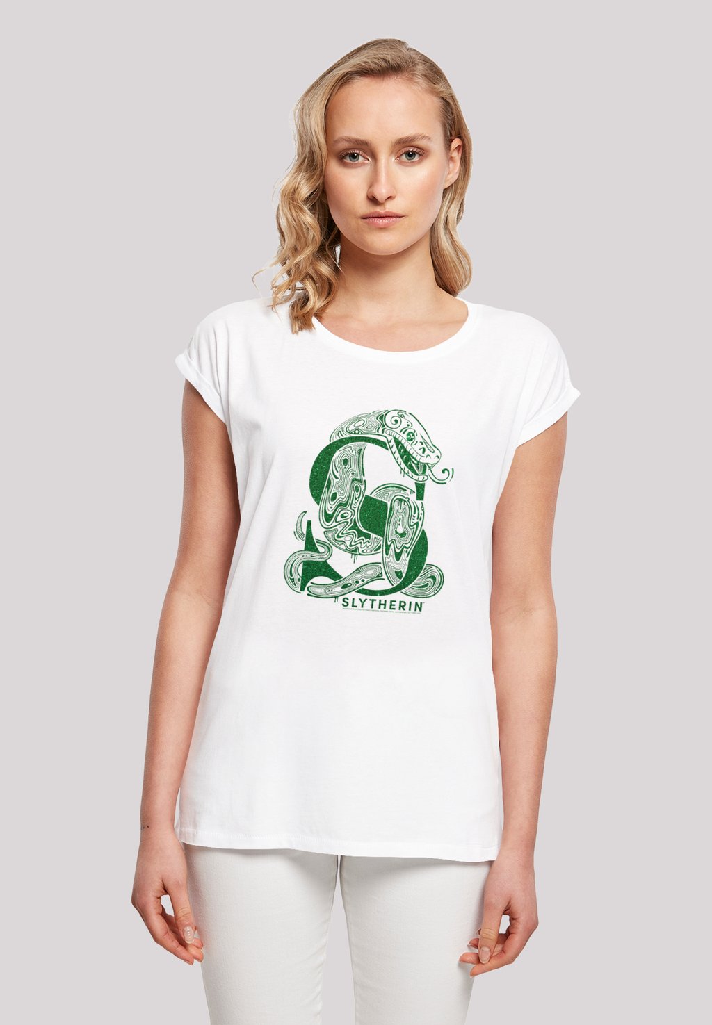 Футболка с принтом EXTENDED SHOULDER HARRY POTTER SLYTHERIN GLITTER F4NT4STIC, белый
Футболка с принтом EXTENDED SHOULDER HARRY POTTER SLYTHERIN GLITTER F4NT4STIC, белый