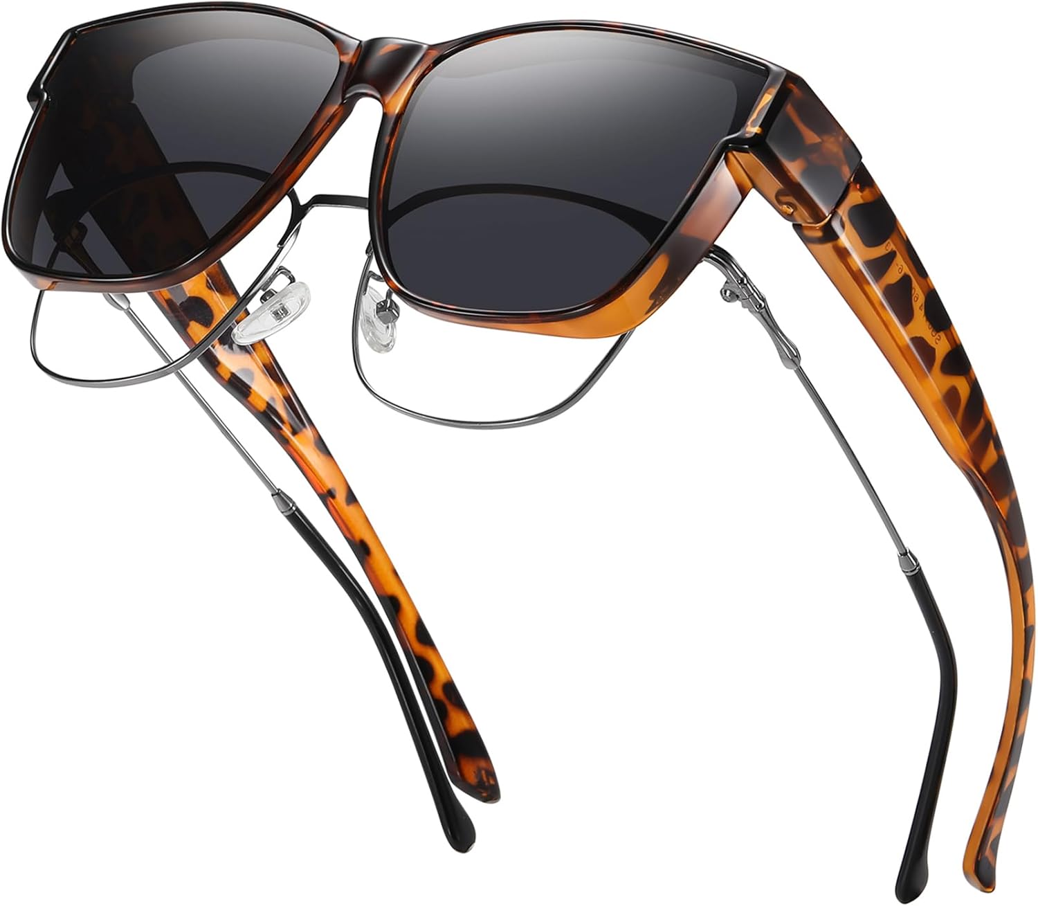 Солнцезащитные очки, надеваемые поверх обычных очков, для мужчин и женщин, легкие квадратные поляризованные солнцезащитные очки, носят поверх обычных очков, обеспечивают защиту от УФ-излучения Kelinln, A05 Leopard Frame Grey Lens
Солнцезащитные очки, надеваемые поверх обычных очков, для мужчин и женщин, легкие квадратные поляризованные солнцезащитные очки, носят поверх обычных очков, обеспечивают защиту от УФ-излучения Kelinln, A05 Leopard Frame Grey Lens