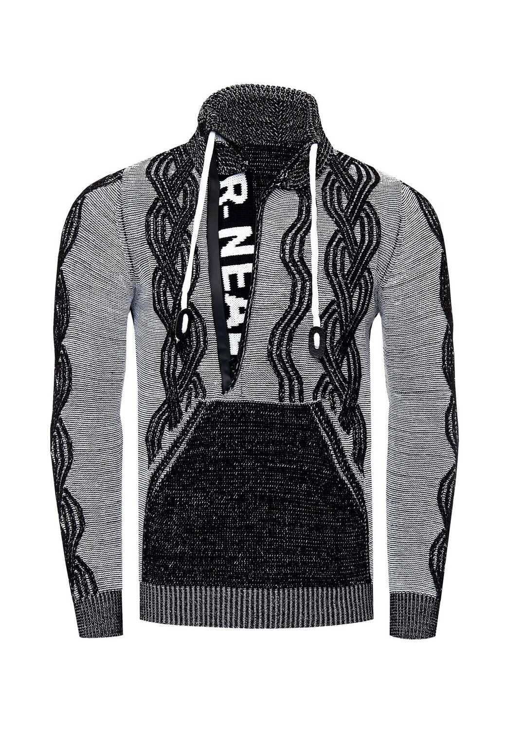 Свитер классного дизайна RUSTY NEAL, черный 
Свитер классного дизайна RUSTY NEAL, черный