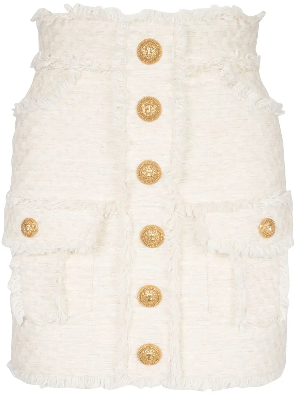 Мини-юбка из твида BALMAIN, нейтральный
Мини-юбка из твида BALMAIN, нейтральный