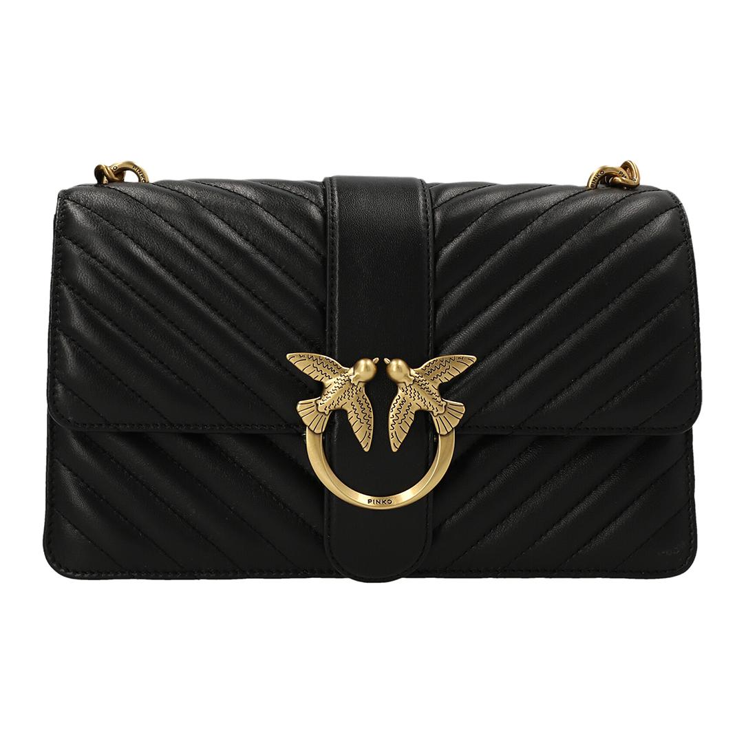 PINKO Сумка через плечо Love Icon Leather Crossbody Bag, женская, черная
PINKO Сумка через плечо Love Icon Leather Crossbody Bag, женская, черная