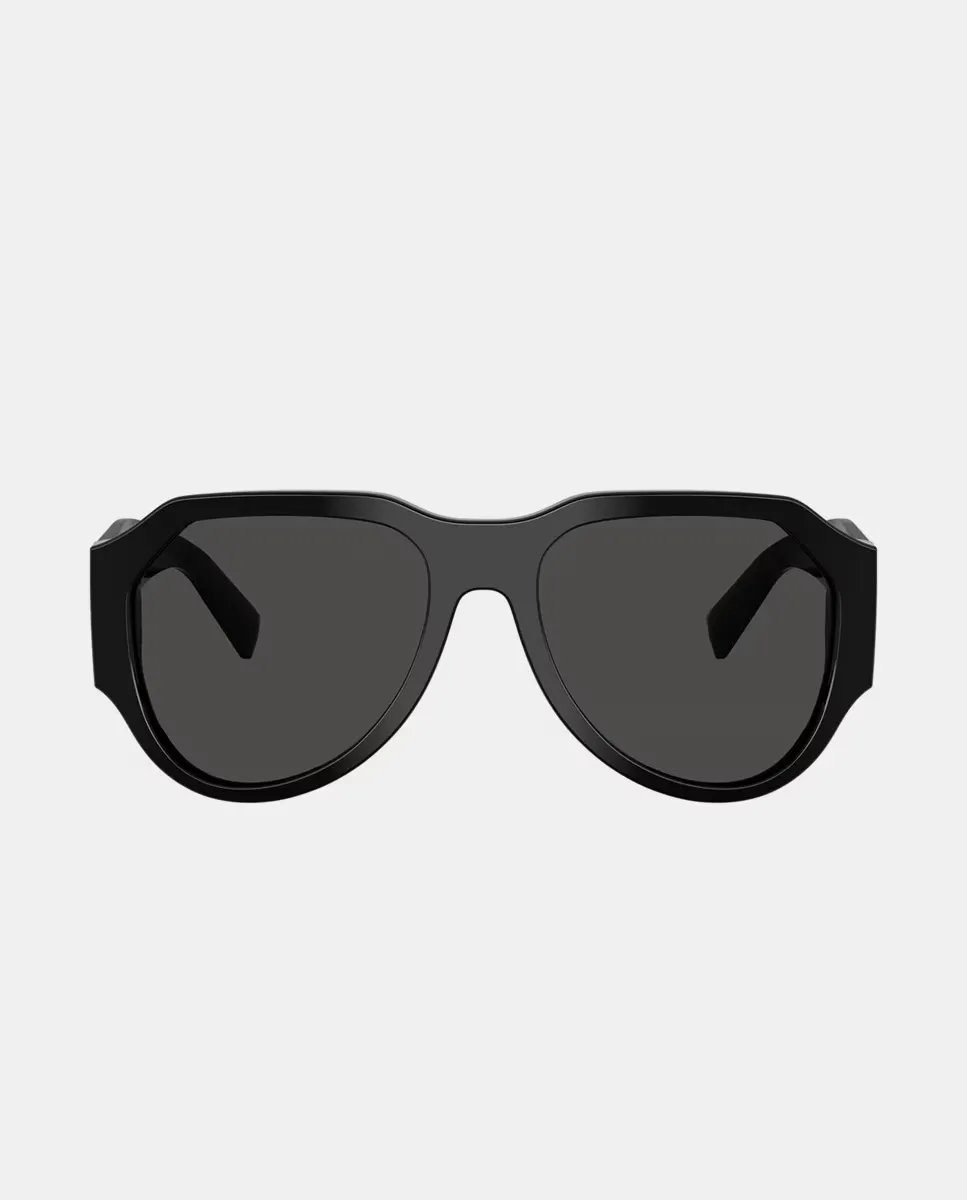 Мужские солнцезащитные очки пилот в ацетате Dolce & Gabbana, черный
Мужские солнцезащитные очки пилот в ацетате Dolce & Gabbana, черный