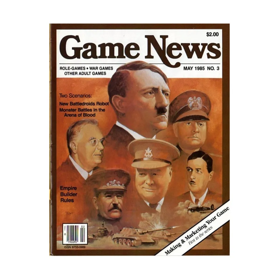 Журнал #3 "Battledroids Scenario, A Champions Villain, Rommel in the Desert", Game News Magazine
Журнал #3 "Battledroids Scenario, A Champions Villain, Rommel in the Desert", Game News Magazine