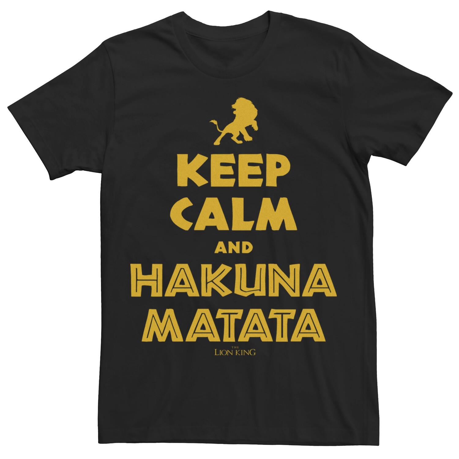 Мужская футболка Disney's The Lion King Simba Keep Calm And Hakuna Matata Licensed Character
Мужская футболка Disney's The Lion King Simba Keep Calm And Hakuna Matata Licensed Character