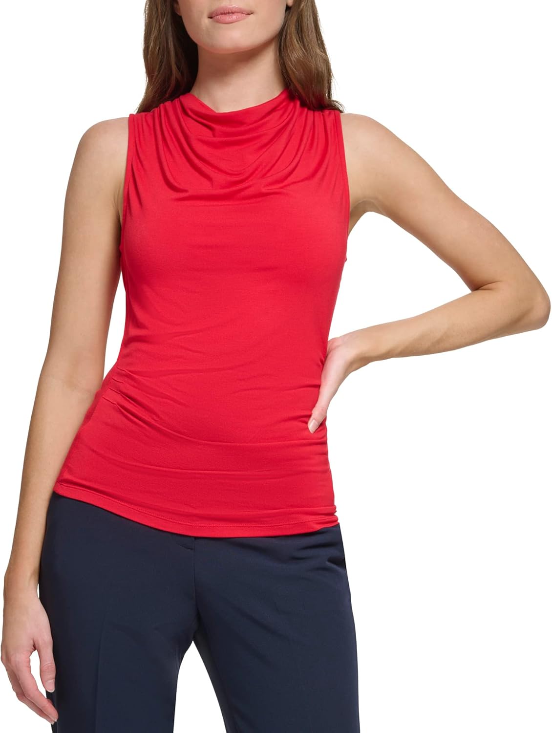 Блузка без рукавов с воротником-хомут Tommy Hilfiger, Samba
Блузка без рукавов с воротником-хомут Tommy Hilfiger, Samba