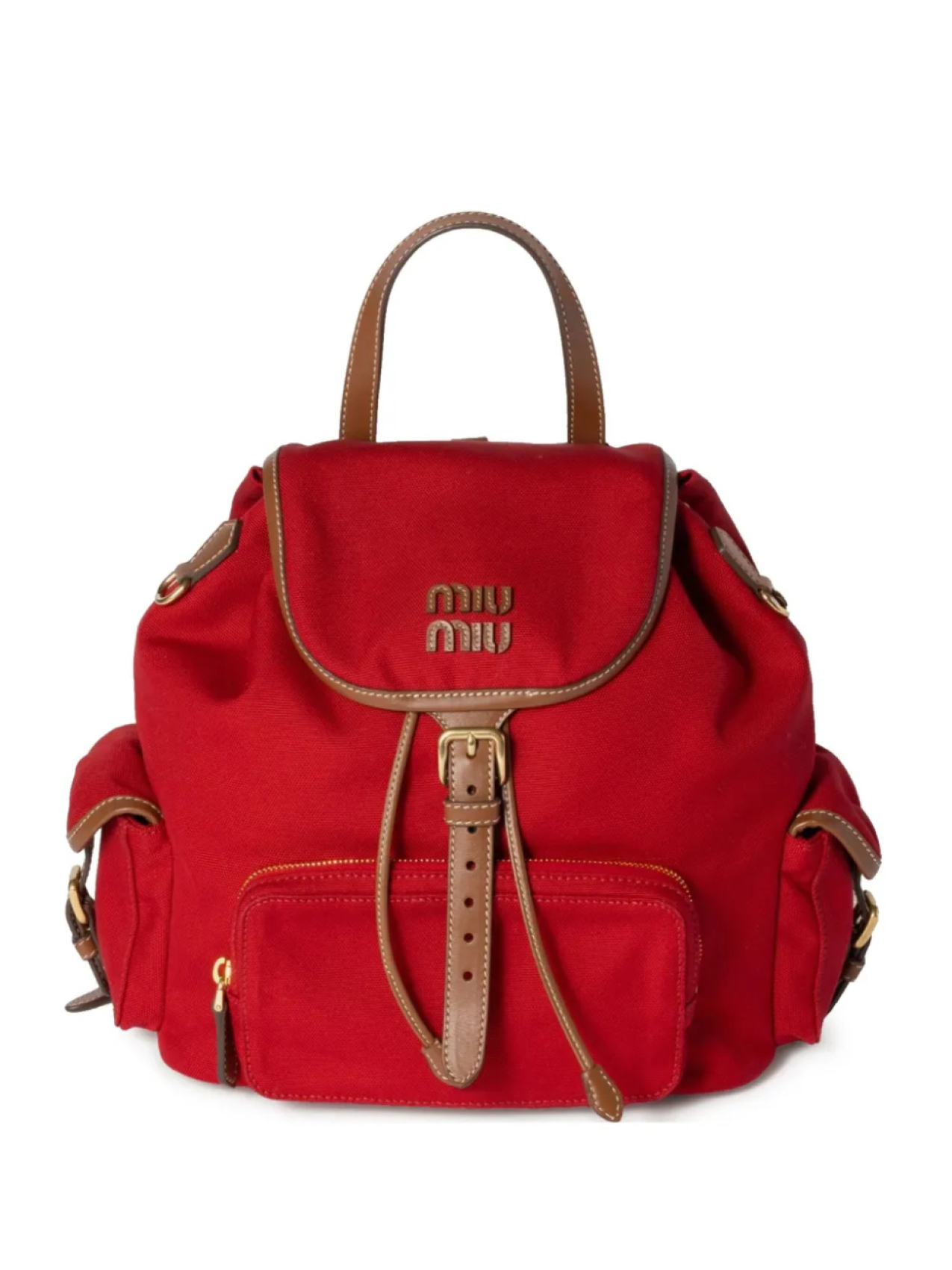 Miu Miu рюкзак с логотипом, красный
Miu Miu рюкзак с логотипом, красный