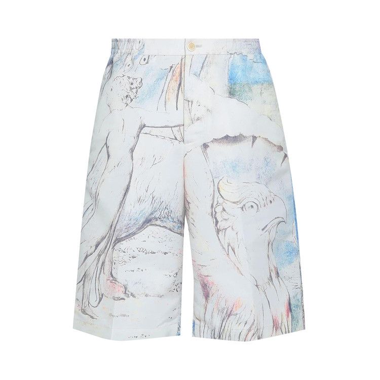 Шорты Alexander McQueen William Blake Dante Shorts, Ivory/Multicolor
Шорты Alexander McQueen William Blake Dante Shorts, Ivory/Multicolor