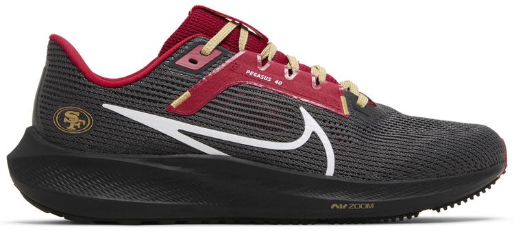 Кроссовки Nike NFL x Air Zoom Pegasus 40 'San Francisco 49ers', черный 
Кроссовки Nike NFL x Air Zoom Pegasus 40 'San Francisco 49ers', черный