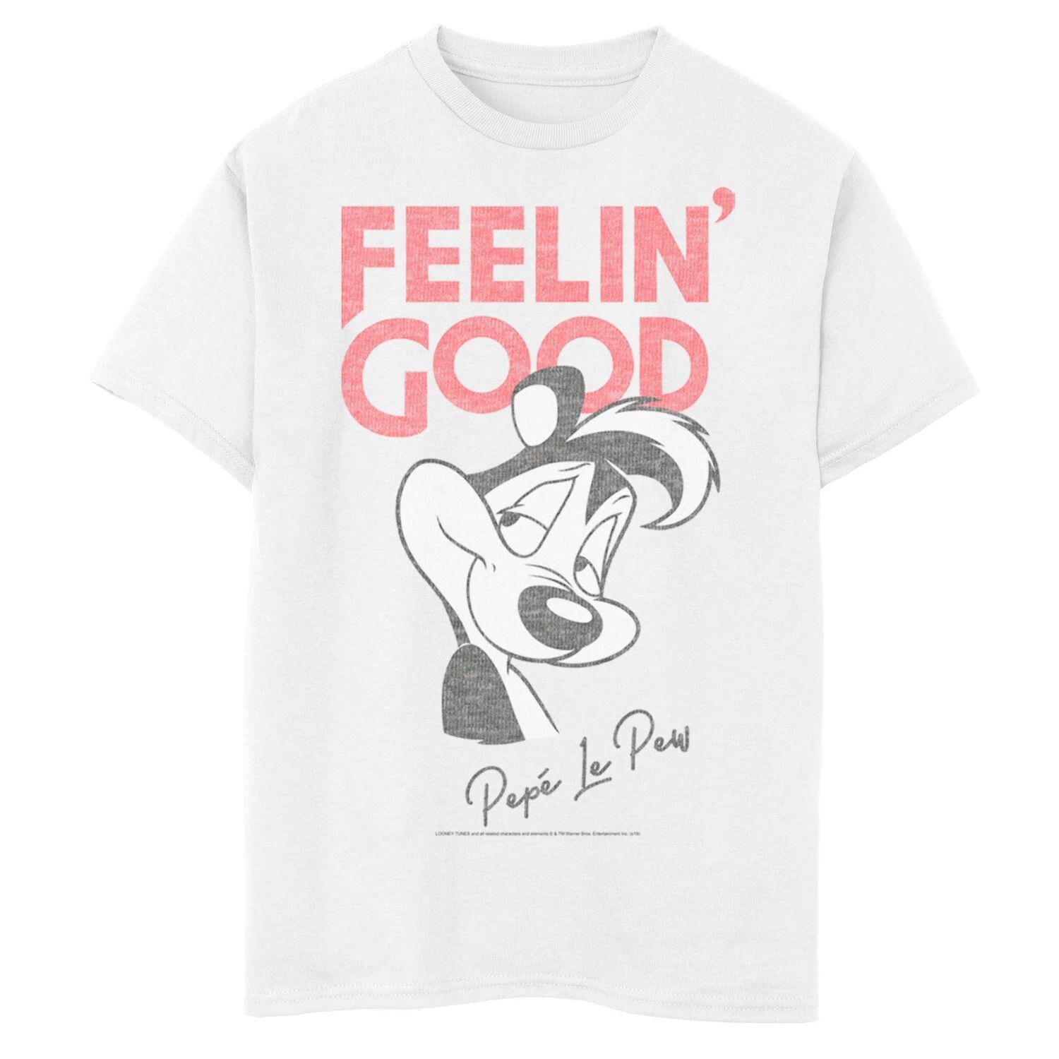 Футболка с рисунком Pepe Le Pew Feelin' Good для мальчиков 8–20 лет Looney Tunes Licensed Character
Футболка с рисунком Pepe Le Pew Feelin' Good для мальчиков 8–20 лет Looney Tunes Licensed Character