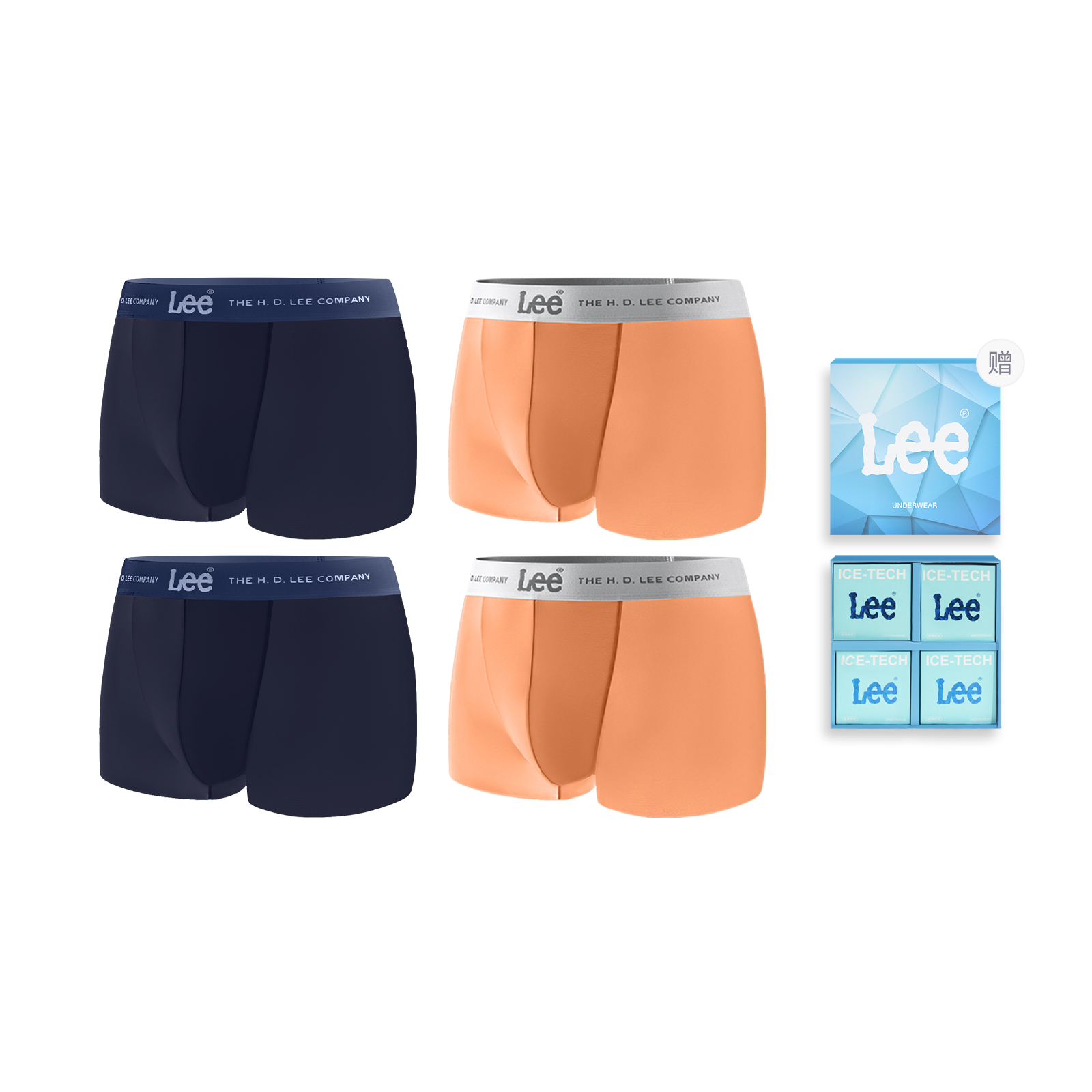 Lee SS25 INDIGO Подарочный набор мужского белья 4 предмета
Lee SS25 INDIGO Подарочный набор мужского белья 4 предмета