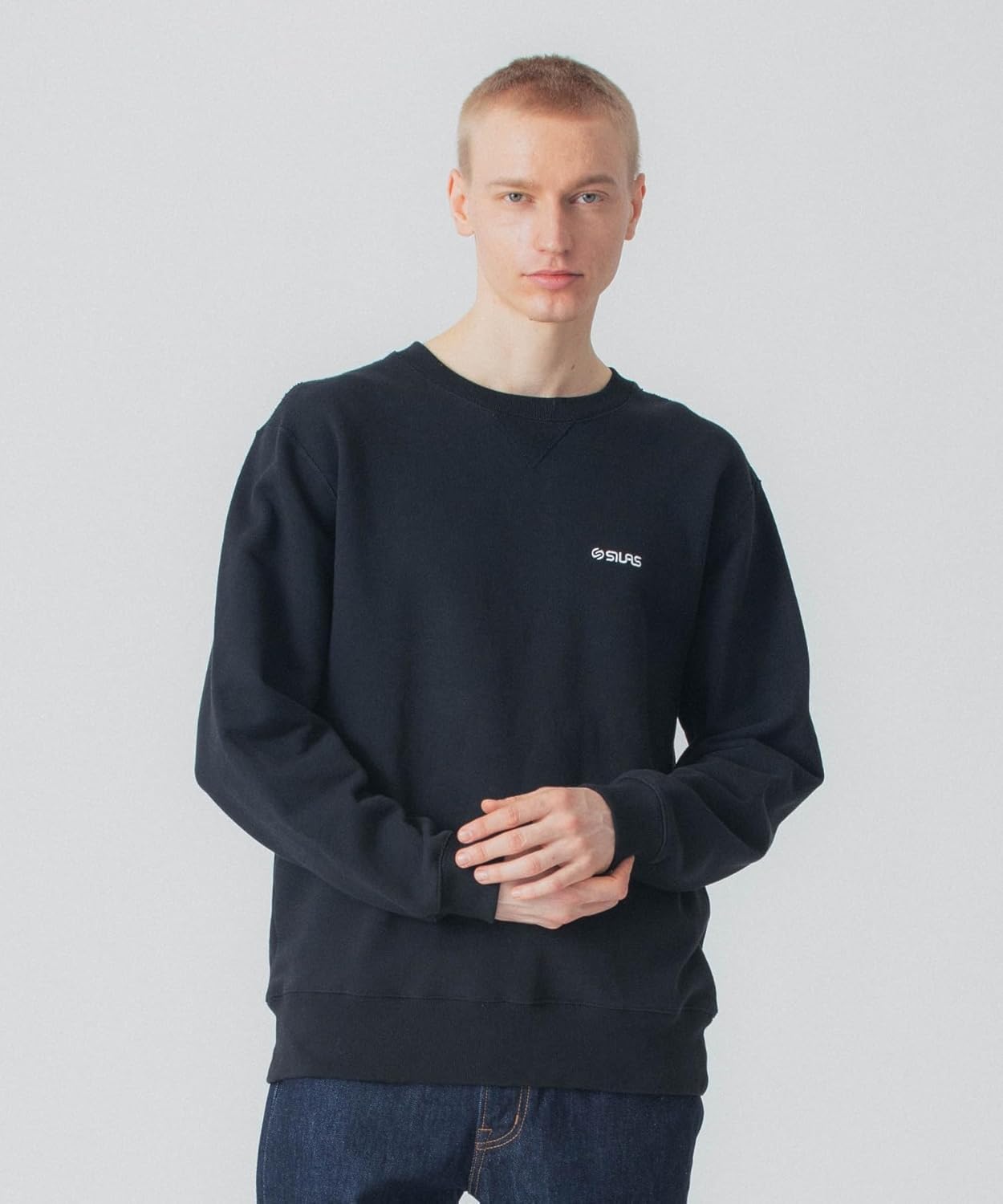 Мужская классическая толстовка с круглым вырезом SILAS, черный
Мужская классическая толстовка с круглым вырезом SILAS, черный