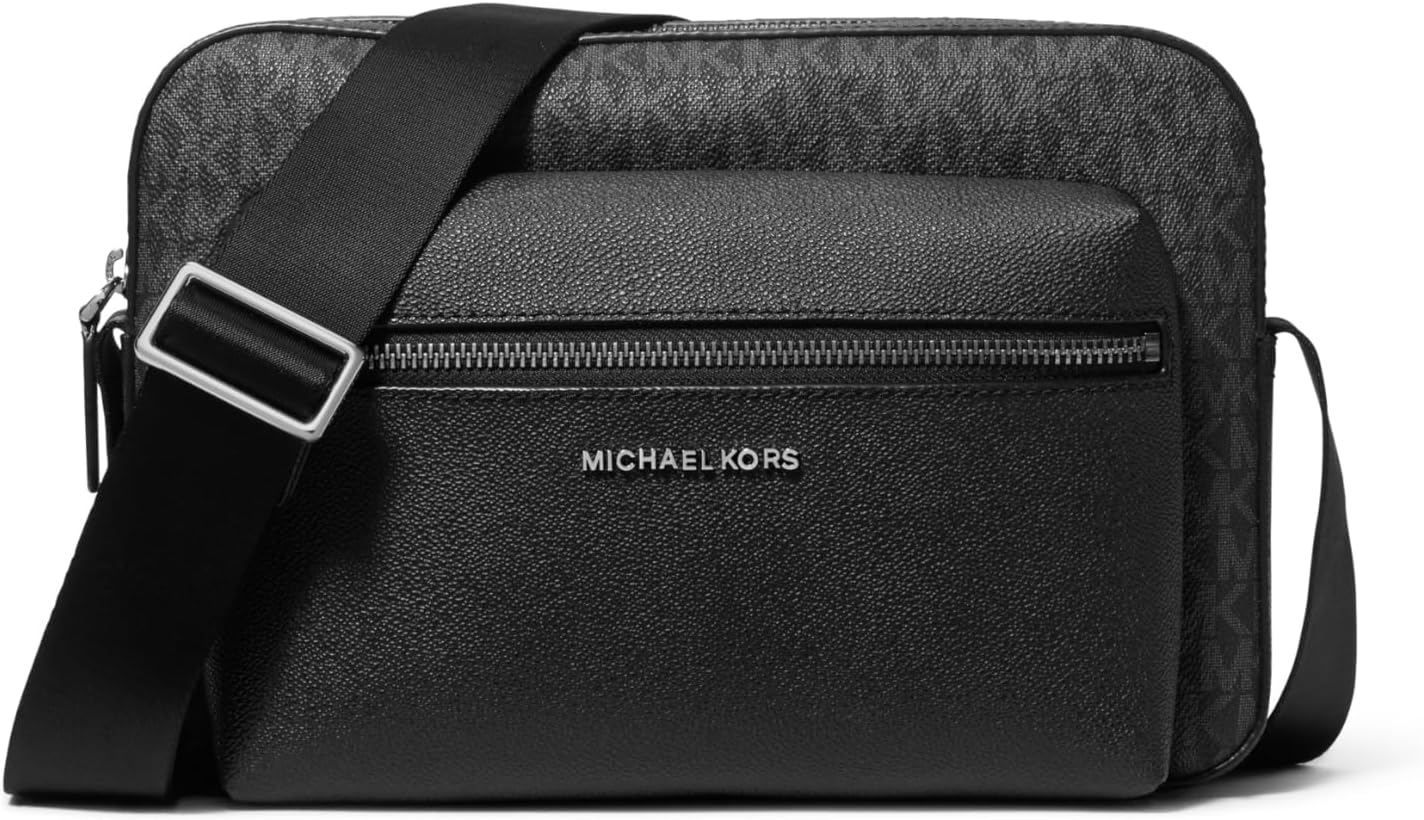 Сумка Michael Kors Hudson Front Zip Camera Bag, Light Gunmetal Hardware/Black Signature
Сумка Michael Kors Hudson Front Zip Camera Bag, Light Gunmetal Hardware/Black Signature