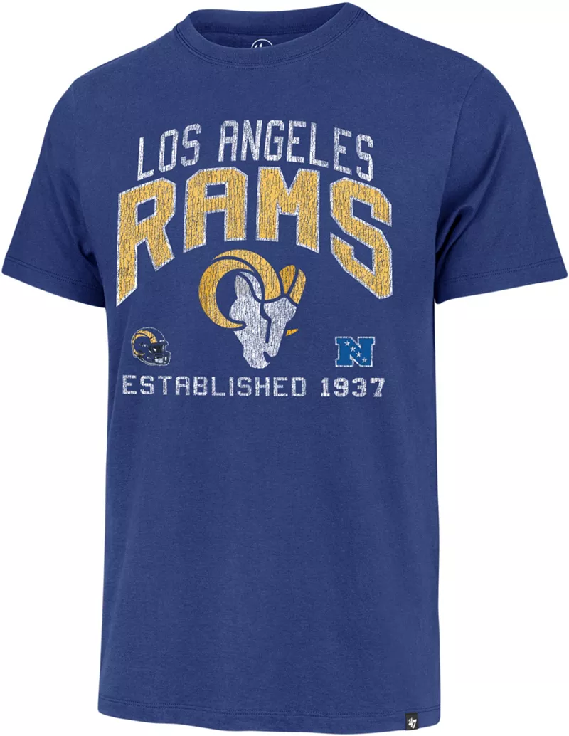 Мужская синяя футболка Los Angeles Rams '47 Turned Up
Мужская синяя футболка Los Angeles Rams '47 Turned Up