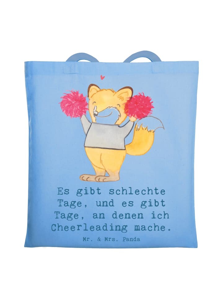 Сумка Mr. & Mrs. Panda Tragetasche Fuchs Cheerleader mit Spruch, небесно-синий
Сумка Mr. & Mrs. Panda Tragetasche Fuchs Cheerleader mit Spruch, небесно-синий